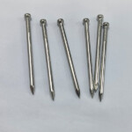 Electroplated nickel Brad head smooth shank headless iron nail furniture nails BWG11X2” 3.05×50.8MM