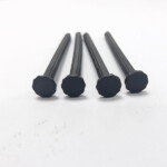 Black phosphide round head fluted shank concrete nail  4.5X76.2MM
