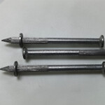 Mechanical galvanized steel shooting nails（5.0X80MM）