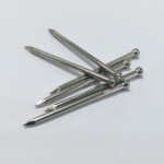 Electroplated nickel Brad head smooth shank headless iron nail furniture nails BWG11X2” 3.05×50.8MM