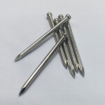 Electroplated nickel Brad head smooth shank headless iron nail furniture nails BWG11X2” 3.05×50.8MM