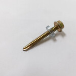Galvanized Hexagonal self-drilling screws with washer 4.8x40MM  #10