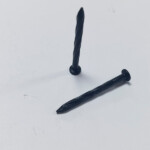 Phosphating black round head twisted shank concrete nail  3.4X40MM
