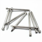 Electroplated nickel Brad head smooth shank headless iron nail furniture nails BWG11X1-3/4” 3.05x45MM