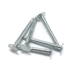 Galvanized large flat head, smooth shank, diamond point iron clout nails BWG11X1-1/2” 3.0X38MM