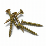 Philips head (PH2) Galvanized Yellow Colored zinc plating Coarse teeth Drywall screw #6×1-1/2″  3.5x38MM