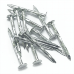 Galvanized large flat head, Twist screw shank, diamond point iron screw nails clout nails BWG10X1-3/4” 3.4X45MM