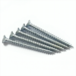 Galvanized White zinc plating Countersunk head  Chipboard screw  Fiberboard screw M4.2X50MM  #8×2″