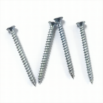 Galvanized White zinc plating Countersunk head  Chipboard screw  Fiberboard screw M4.2X50MM  #8×2″