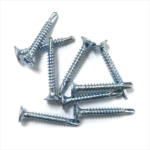 Philips head (PH2)Galvanized White zinc plating fine teeth self drilling Drywall screw #7×1″  3.9x25MM