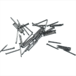 Polished smooth shank headless iron nail BWG19X5/8” 1.0X16MM