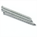 Galvanized ,panhead，spiraling screw shank, diamond point iron nails  screw nails   3.5X76.2MM