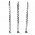 Galvanized ,panhead，spiraling screw shank, diamond point iron nails  screw nails   3.5X76.2MM