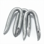 Galvanized wire U Type nails  Fence staples(BWG9”X 1-1/4″    3.76X32MM)