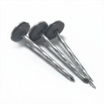 Galvanized twisted shank umbrella roofing nails with EPDM washer 3.4x70mm