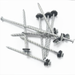 Galvanized screw roofing nails with umbrella washer 4x115mm